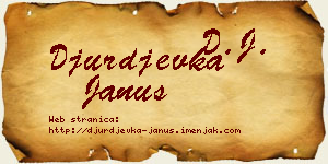 Đurđevka Janus vizit kartica